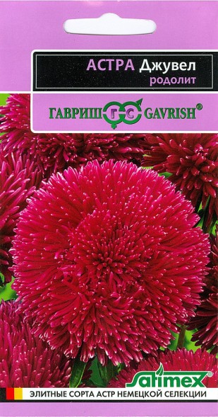 Семена Астра Джувел Гранат (Гавриш)