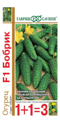 Огурец Бобрик  F1 1+1 (Гавриш)